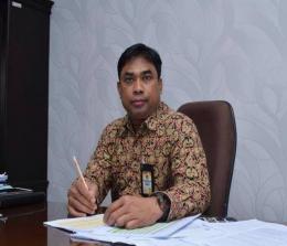 Ketua KPU Riau Ilham Muhammad Yasir